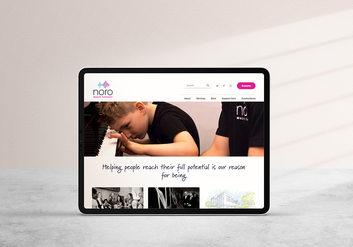 Noro Music Therapy Responsive Website